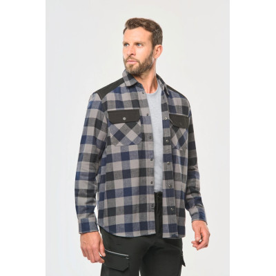 Men’s checked shirt with pockets